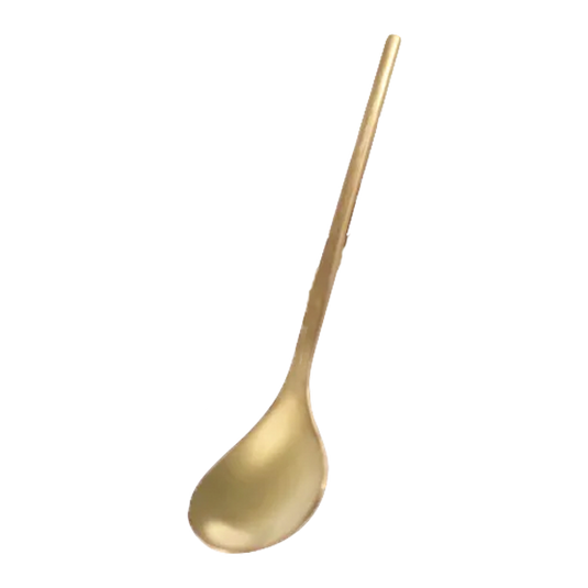 Golden Coloured Spoon L'OR